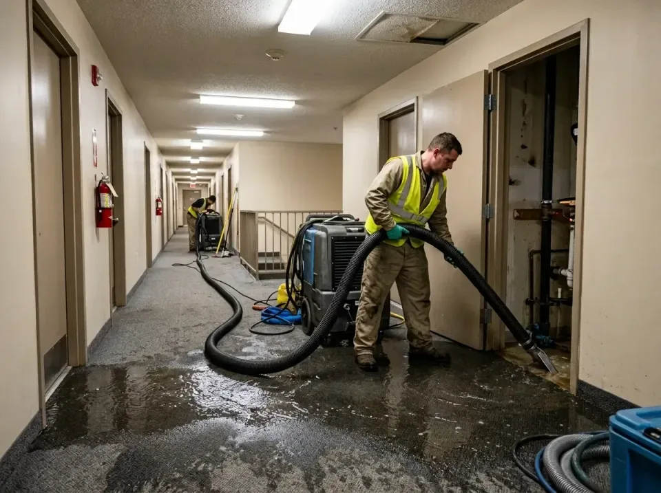 multi-unit-apartment-hallway-f-005 — frequently asked questions, Emergency Burst Pipe Water Extraction & Removal in Holt, MI